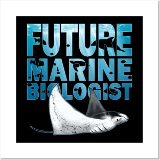 Manta Ray Future Marine Biologist Posters and Art